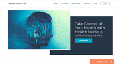 Desktop Screenshot of humanlongevity.com
